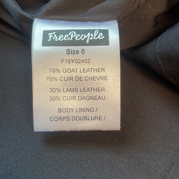 Free People 100% Leather Suede Patchwork Zip Up Dress Size 0 - Picture 3 of 4